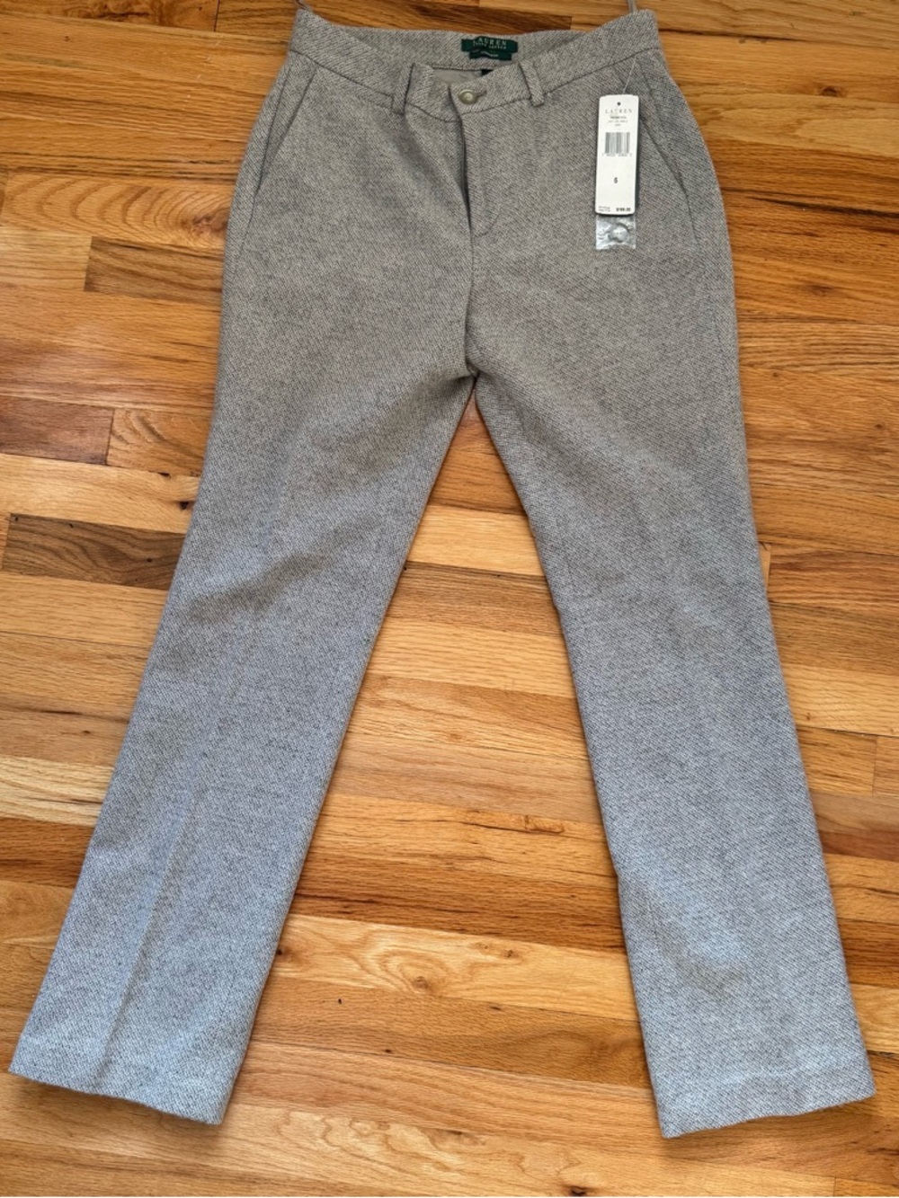 Ralph Lauren dress pants women’s trousers new with tags size 6 gray twill